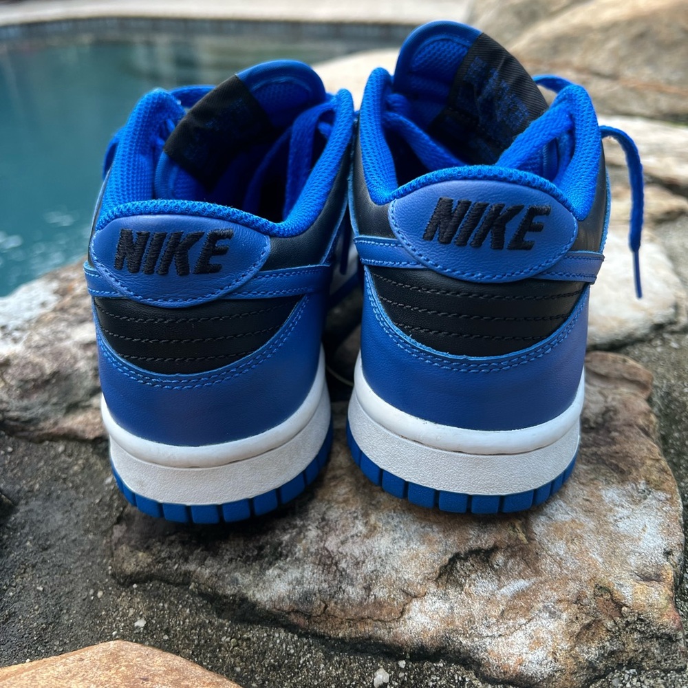 Nike blue and black dunks
